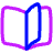 Book Flip Next Page Icon from Plump Neon Set
