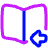 Book Flip Next Page Arrow Icon from Plump Neon Set