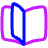 Book Flip Previous Page Icon from Plump Neon Set