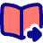 Book Flip Previous Page Arrow Icon from Plump Pop Set