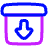 Box Archive File Icon from Plump Neon Set