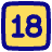 Content Rating 18 Up Icon from Plump Pop Set