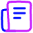 Documentation Newsletter Icon from Plump Neon Set