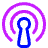 Podcast Wifi Hotspot Icon from Plump Neon Set