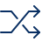 Cross Over Shuffle Icon from Cyber Line Set