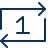 Loop One Icon from Cyber Line Set