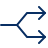 Split Icon from Cyber Line Set