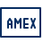 Credit Card Amex Icon from Cyber Line Set
