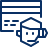 Credit Card Telecommunicator Icon from Cyber Line Set