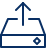 Harddrive Disk Upload 1 Icon from Cyber Line Set