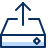 Harddrive Disk Upload 1 Icon from Cyber Duotone Set