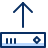 Harddrive Disk Upload 2 Icon from Cyber Duotone Set