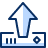 Harddrive Disk Upload 3 Icon from Cyber Duotone Set