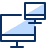 Network Computer 2 Icon from Cyber Duotone Set