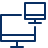 Network Computer 2 Icon from Cyber Line Set