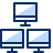 Network Computer 3 Icon from Cyber Duotone Set