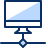 Network Screen Imac Icon from Cyber Duotone Set