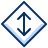 Signal Upload Download Diamond Icon from Cyber Duotone Set