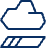 Cloud Transfer Half Icon from Cyber Line - Free Set