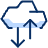 Cloud Upload Download Data Transfer Icon from Cyber Duotone - Free Set