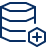 Database Add Icon from Cyber Line Set