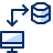 Database Data Transfer Computer Imac 1 Icon from Cyber Duotone Set