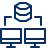 Database Data Transfer Computer Imac 2 Icon from Cyber Line Set