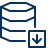 Database Download Icon from Cyber Line Set