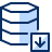 Database Download Icon from Cyber Duotone Set