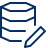 Database Edit Icon from Cyber Line Set