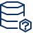 Database Question Icon from Cyber Line Set