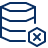 Database Remove Icon from Cyber Line Set