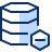 Database Subtract Icon from Cyber Duotone Set