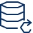 Database Synchronize Icon from Cyber Line Set