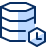 Database Time Icon from Cyber Duotone Set