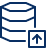 Database Upload Icon from Cyber Line Set