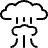 Atomic Bomb Icon from Streamline Light 3.0 Set