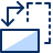 Flip Down Icon from Cyber Duotone Set