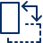 Flip UP Icon from Cyber Line Set