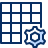 Grid Setting Icon from Cyber Duotone Set