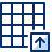 Grid Upload Icon from Cyber Duotone Set