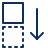 Move Down Icon from Cyber Line Set