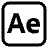 Adobe After Effects Logo Icon from Logos Solid - Free Set