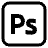 Adobe Photoshop Logo Icon from Logos Solid - Free Set