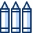 Crayons Icon from Cyber Duotone Set