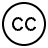 Creative Commons Logo Icon from Logos Line - Free Set