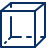 Cube Icon from Cyber Line Set
