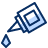 Hot Glue Icon from Cyber Duotone Set
