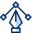Vector Pen Icon from Cyber Duotone Set