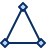 Vector Triangle Icon from Cyber Duotone Set